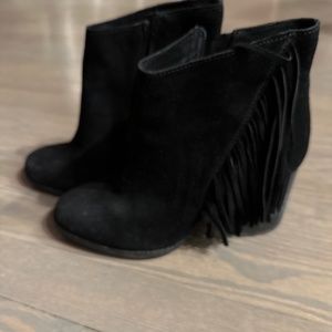 Suede ankle boots